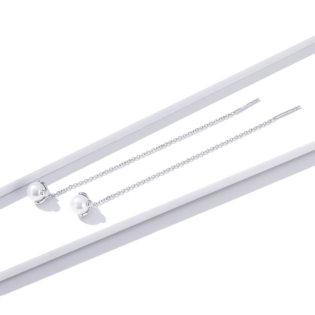 925 Sterling Silver Earrings with Quality Shell Pearl