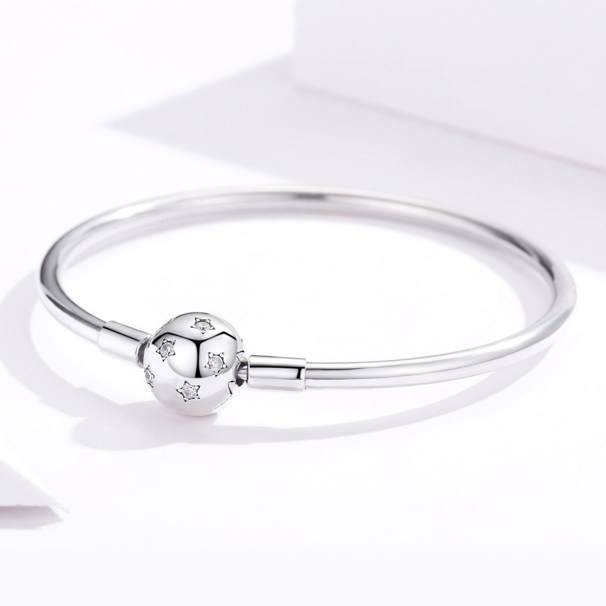 925 Sterling Silver Adjustable Bracelet Style Nan Size 17cm for Men