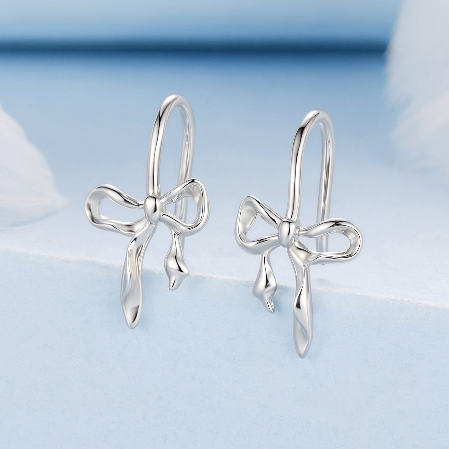 925 Sterling Silver Earrings 1.8cm x 1.0cm for Women