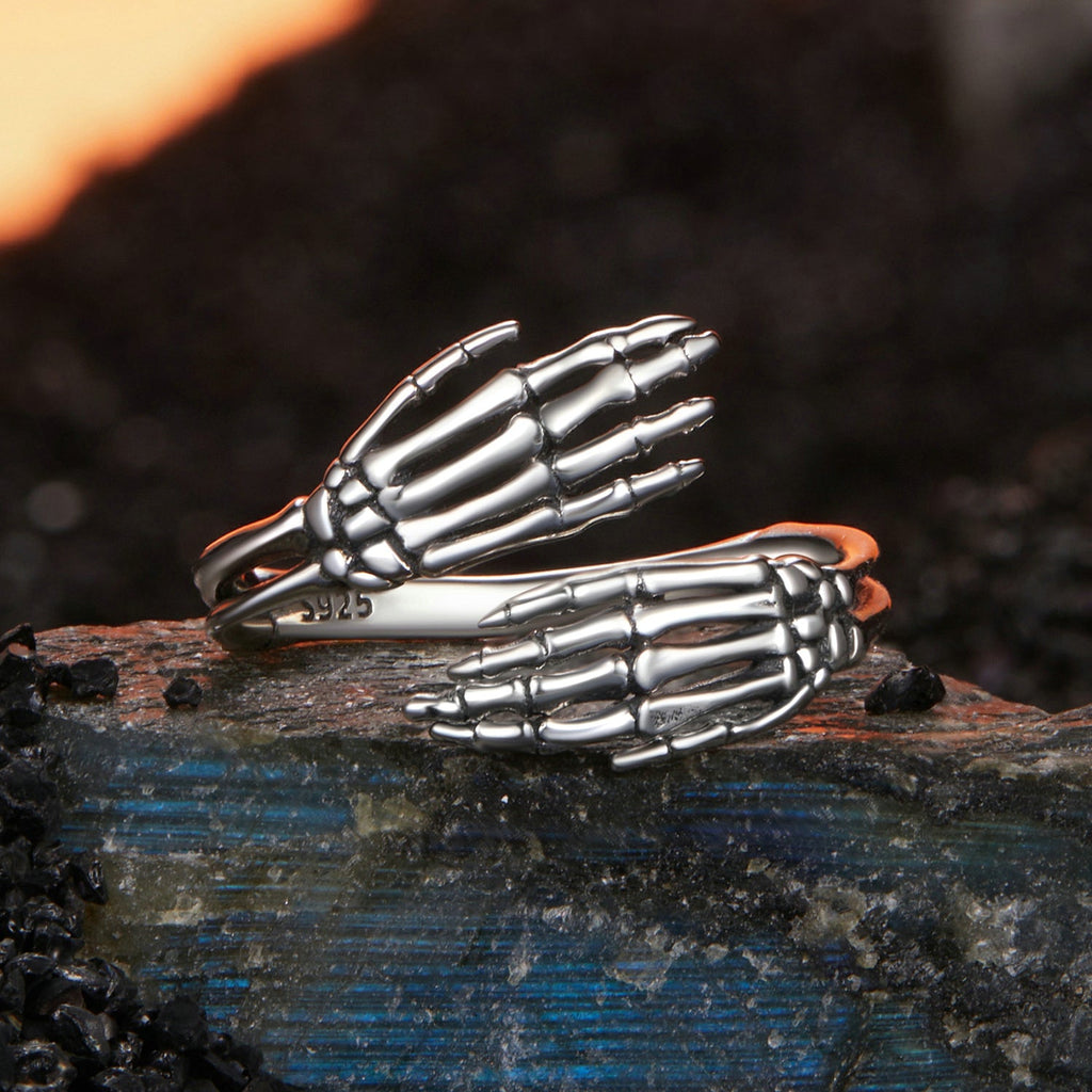 925 Sterling Silver Oxidized 0.2cm Ring