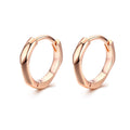 S925 Sterling Silver Plated Rose Gold Earrings