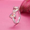 925 Sterling Silver 6.0 Size Pave Setting CZ Ring for Women