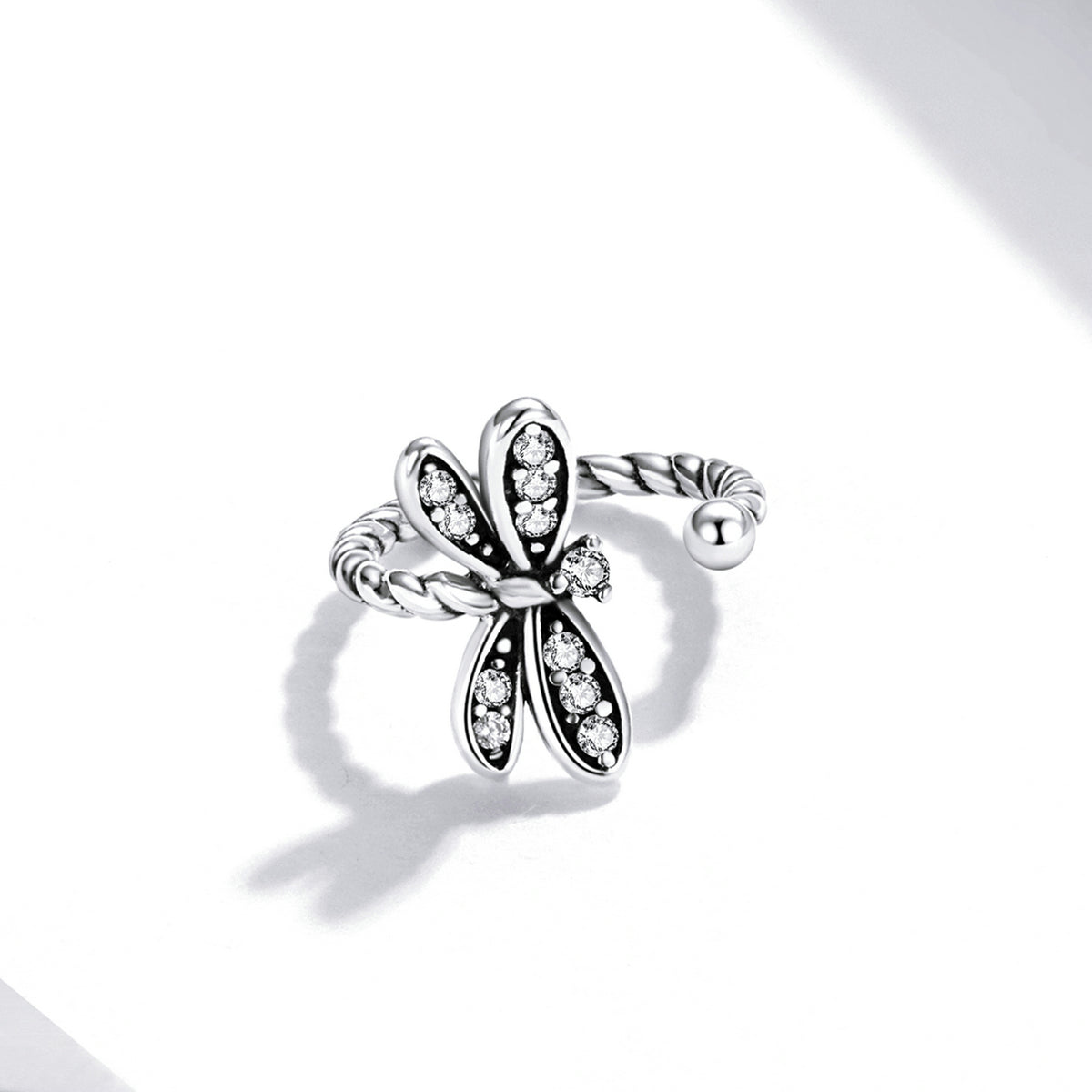 925 Sterling Silver Earrings with Pavé Setting and CZ for Women