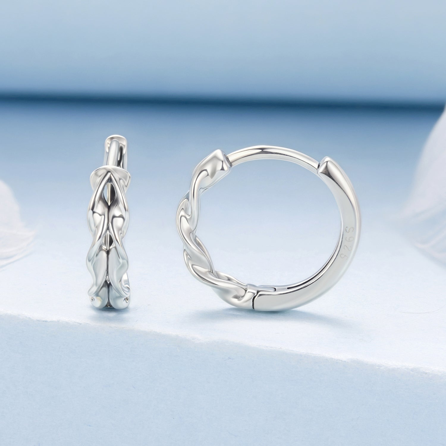 925 Sterling Silver Earrings for Women with Oxidized Finish