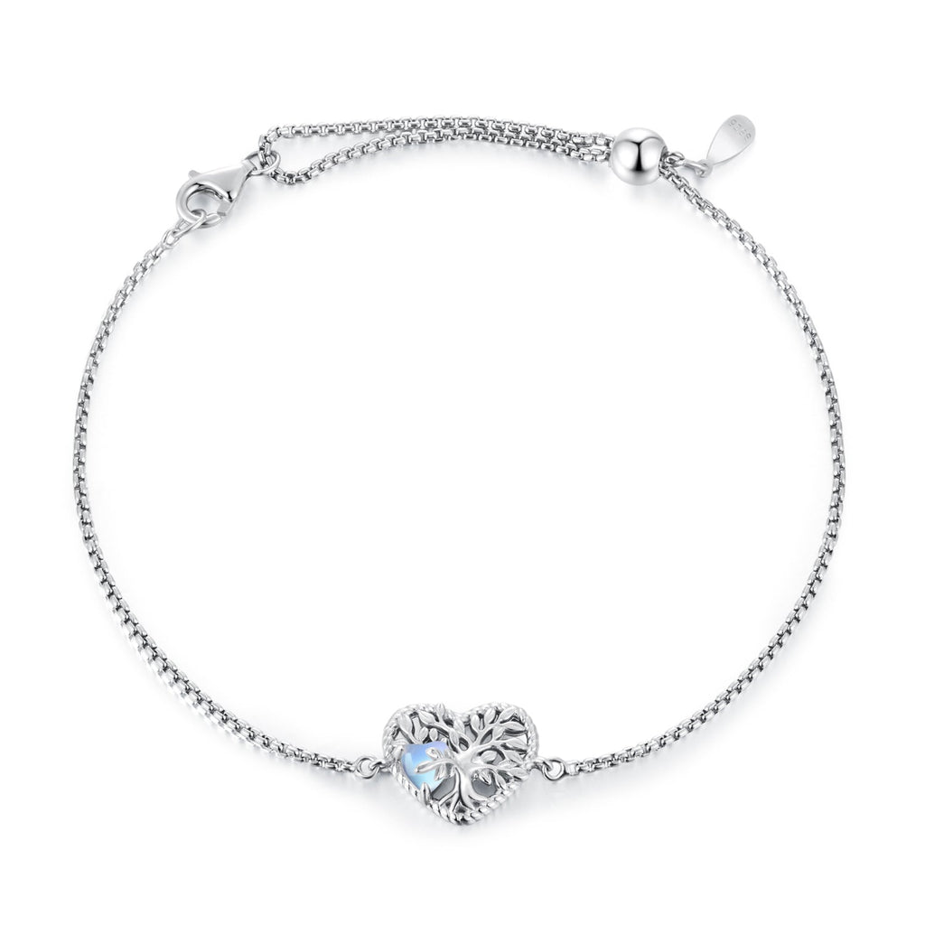 925 Sterling Silver Moonstone Bracelet for Women