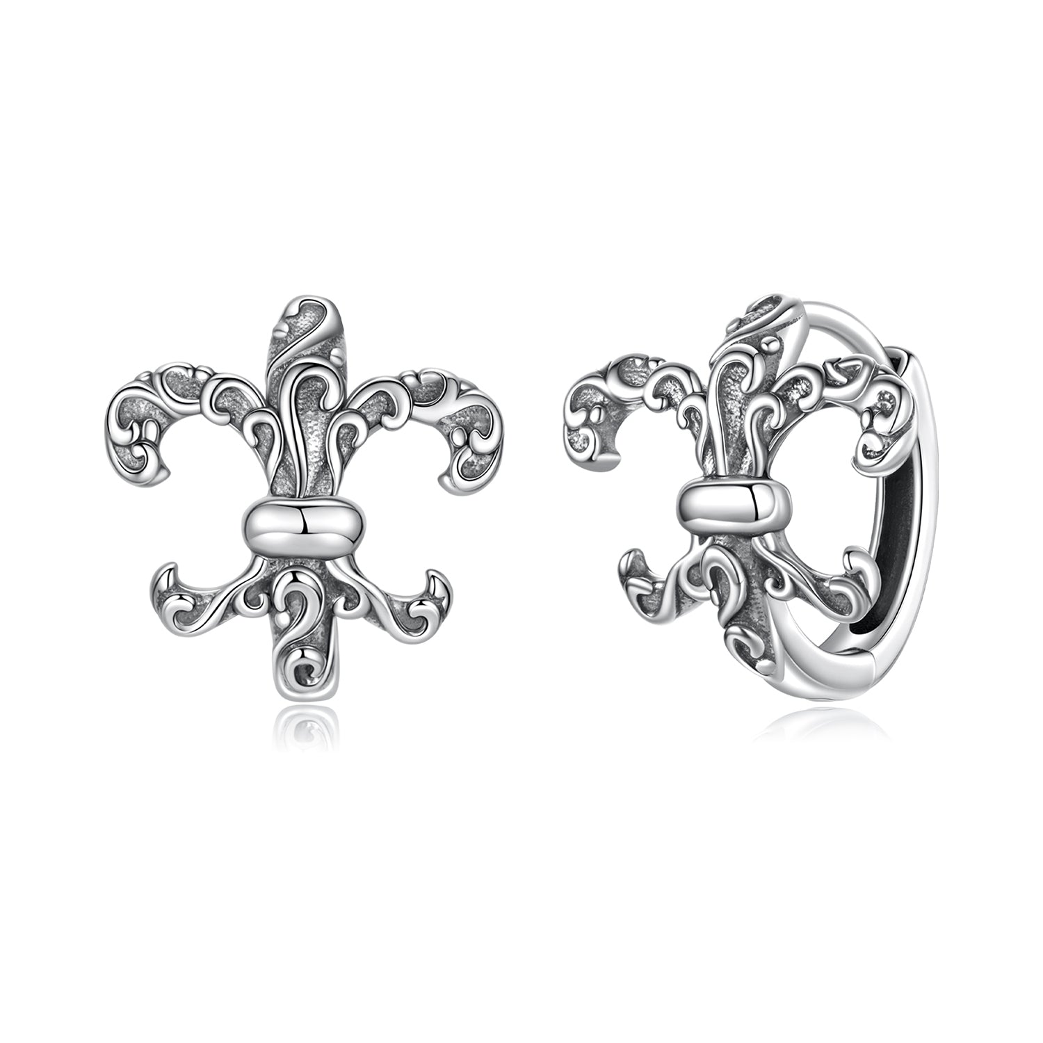 925 Sterling Silver Earrings for Women - 1.2cm