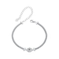 925 Sterling Silver 0.5 Carat Moissanite White Gold Plated Bracelet for Women