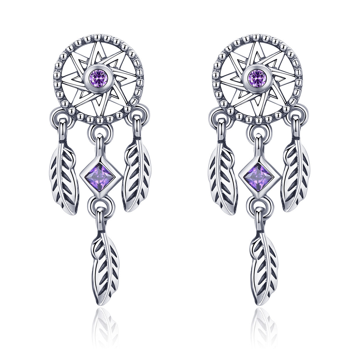 S925 Sterling Silver Pavé Setting CZ Earrings