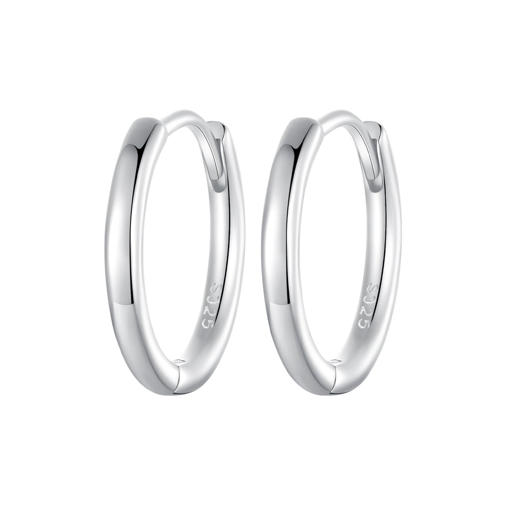 925 Sterling Silver & White Gold Plated Earrings for Women