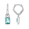 925 Sterling Silver Earrings with Pavé Setting CZ