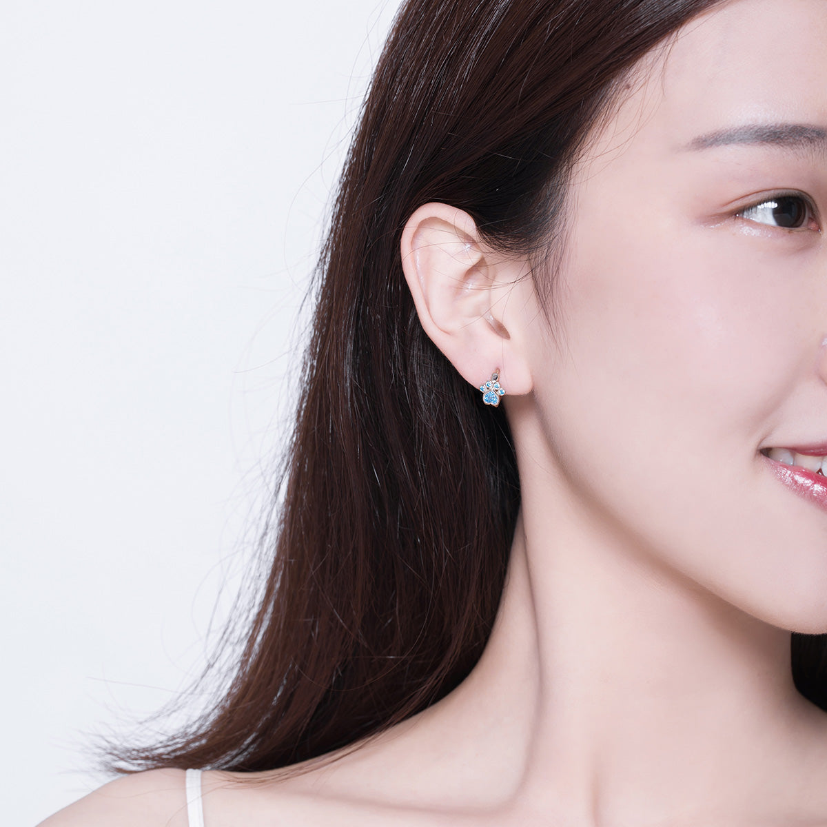 S925 Sterling Silver CZ Earrings for Women