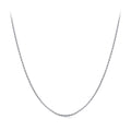 925 Sterling Silver White Gold Plated 40+5cm Necklace for Women