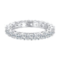 925 Sterling Silver Moissanite 0.1ct Ring Size 6 for Women