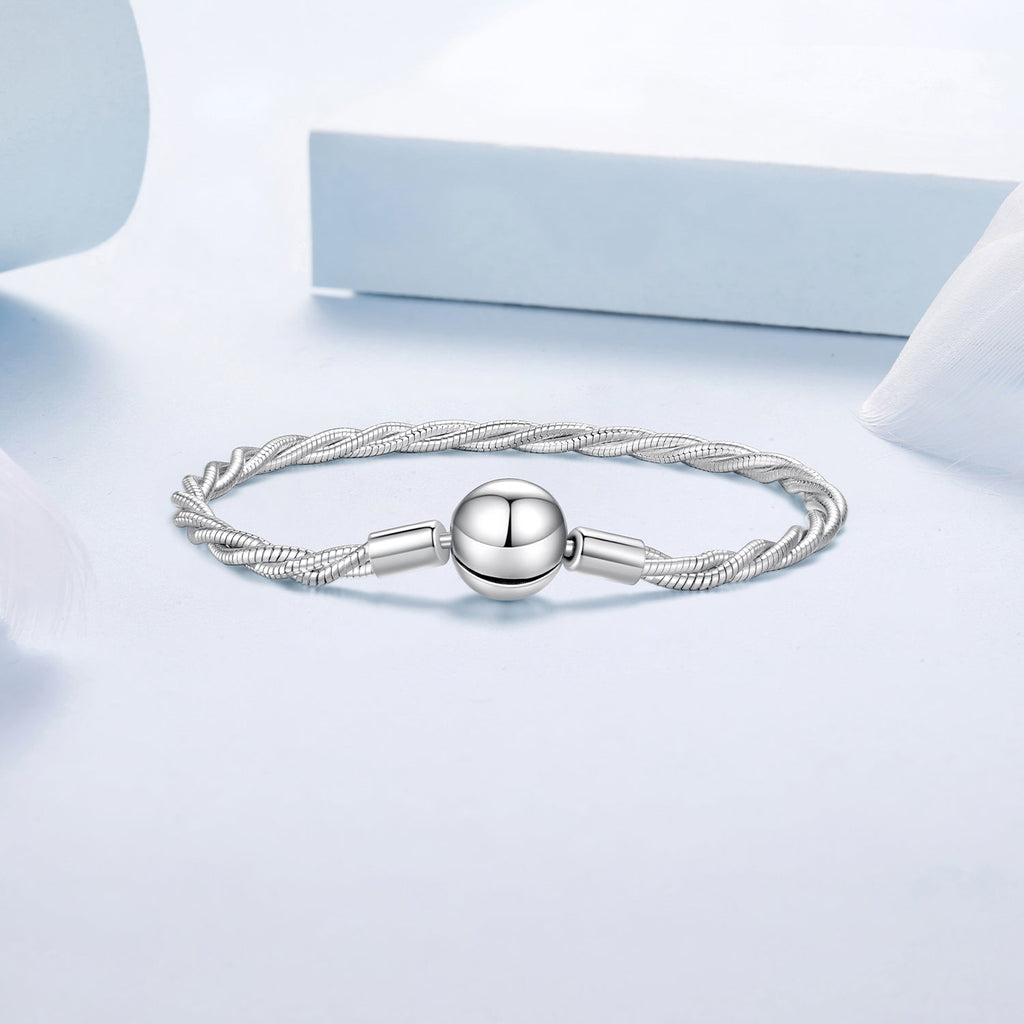 925 Sterling Silver Bracelet 17cm with Oxidized Finish