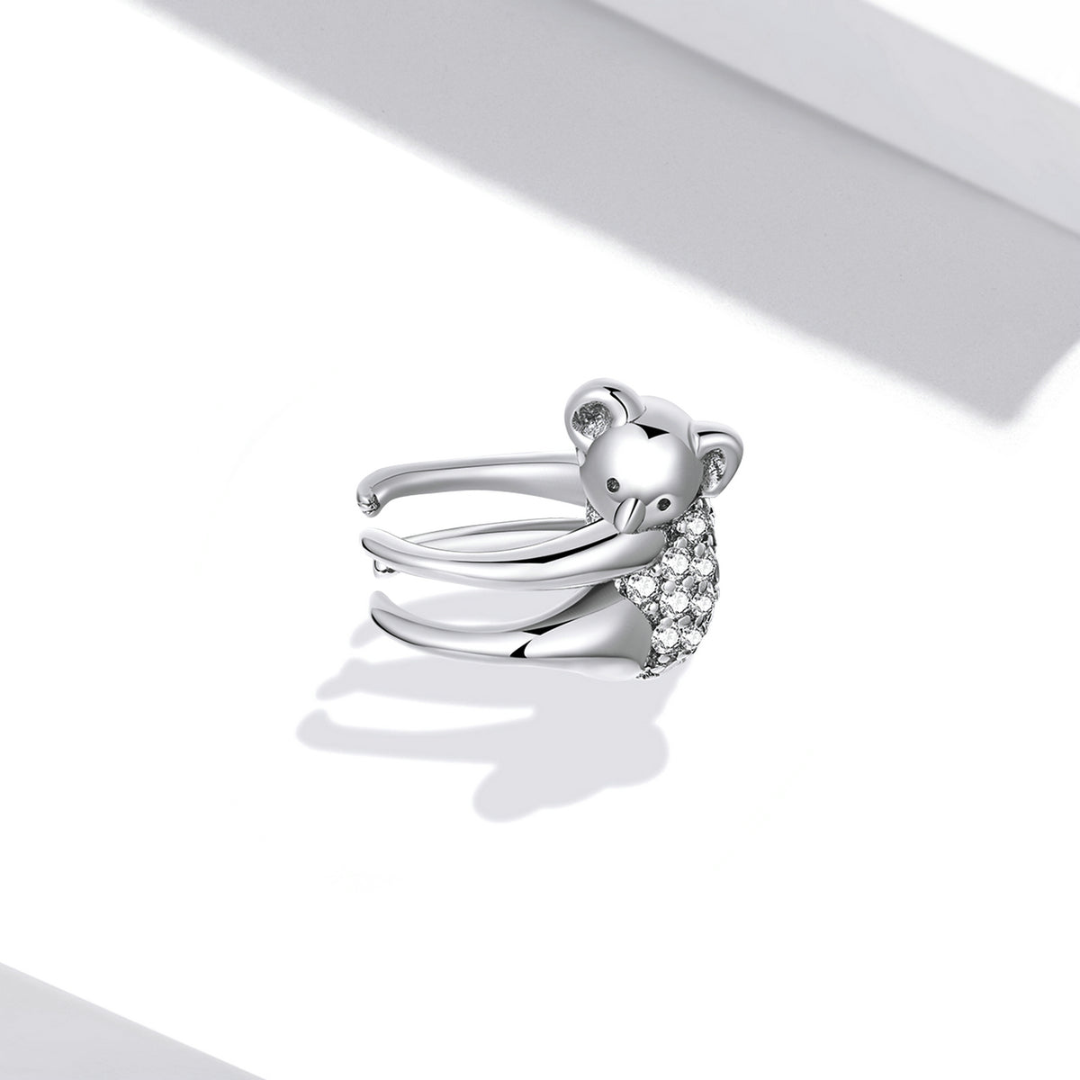 925 Sterling Silver CZ Pavé Setting Earrings