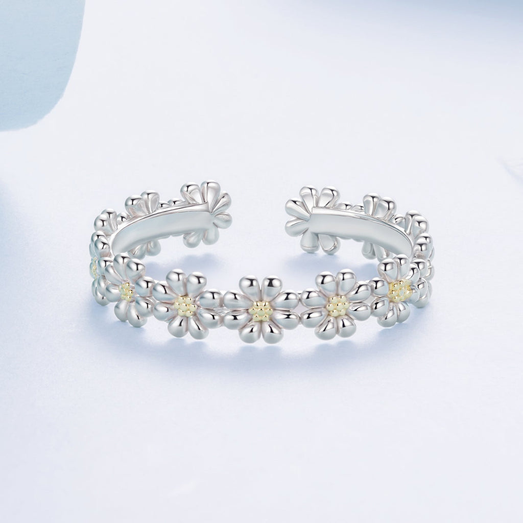 925 Sterling Silver Ring for Women - Style E, 0.4cm Width