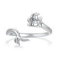 925 Sterling Silver Oxidized Silver 0.17cm Ring