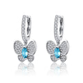925 Sterling Silver Earrings with Pavé Setting CZ for Women