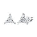 925 Sterling Silver Earrings with Pavé Setting CZ