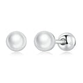 925 Sterling Silver Quality Shell Pearl Earrings for Women
