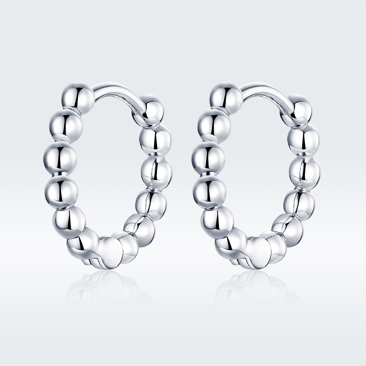 925 Sterling Silver Plated Platinum Earrings for Women