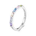 925 Sterling Silver CZ Pavé Setting Ring Size 6 for Women