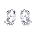 S925 Sterling SilverCZ Earrings for Women