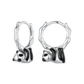 S925 Sterling Silver Enamel Earrings for Women