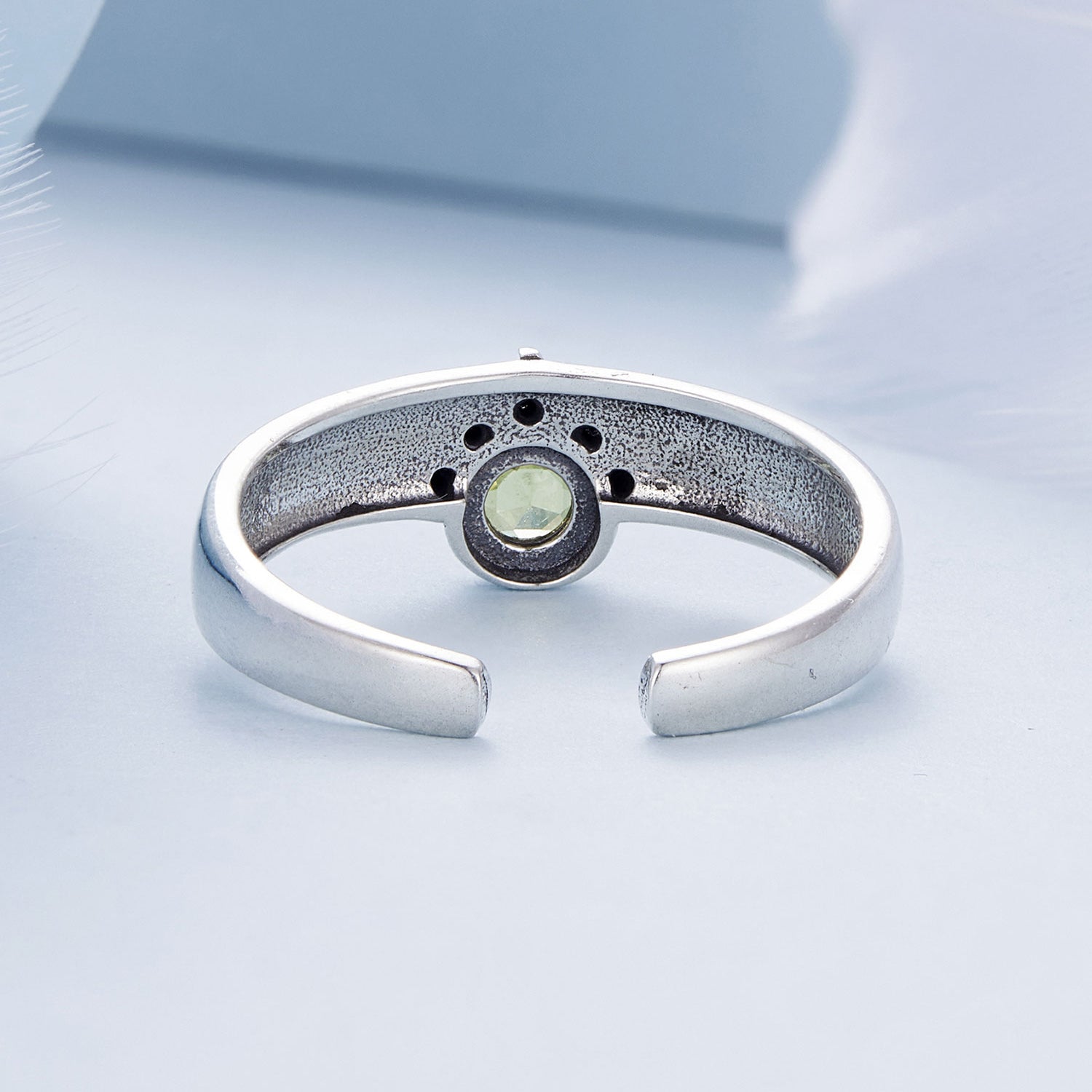 925 Sterling Silver Pavé Setting CZ Ring 2.6-4.3mm Width for Women