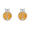 S925 Sterling Silver Enamel Earrings for Women