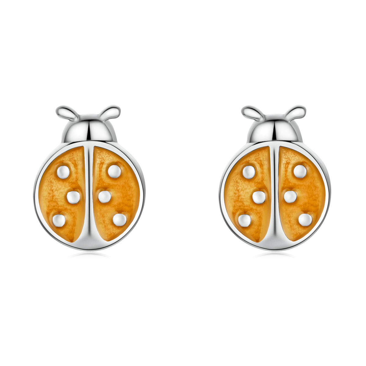 S925 Sterling Silver Enamel Earrings for Women