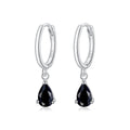 925 Sterling Silver Earrings with Pavé Setting CZ