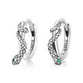 925 Sterling Silver Earrings with Pavé Setting CZ