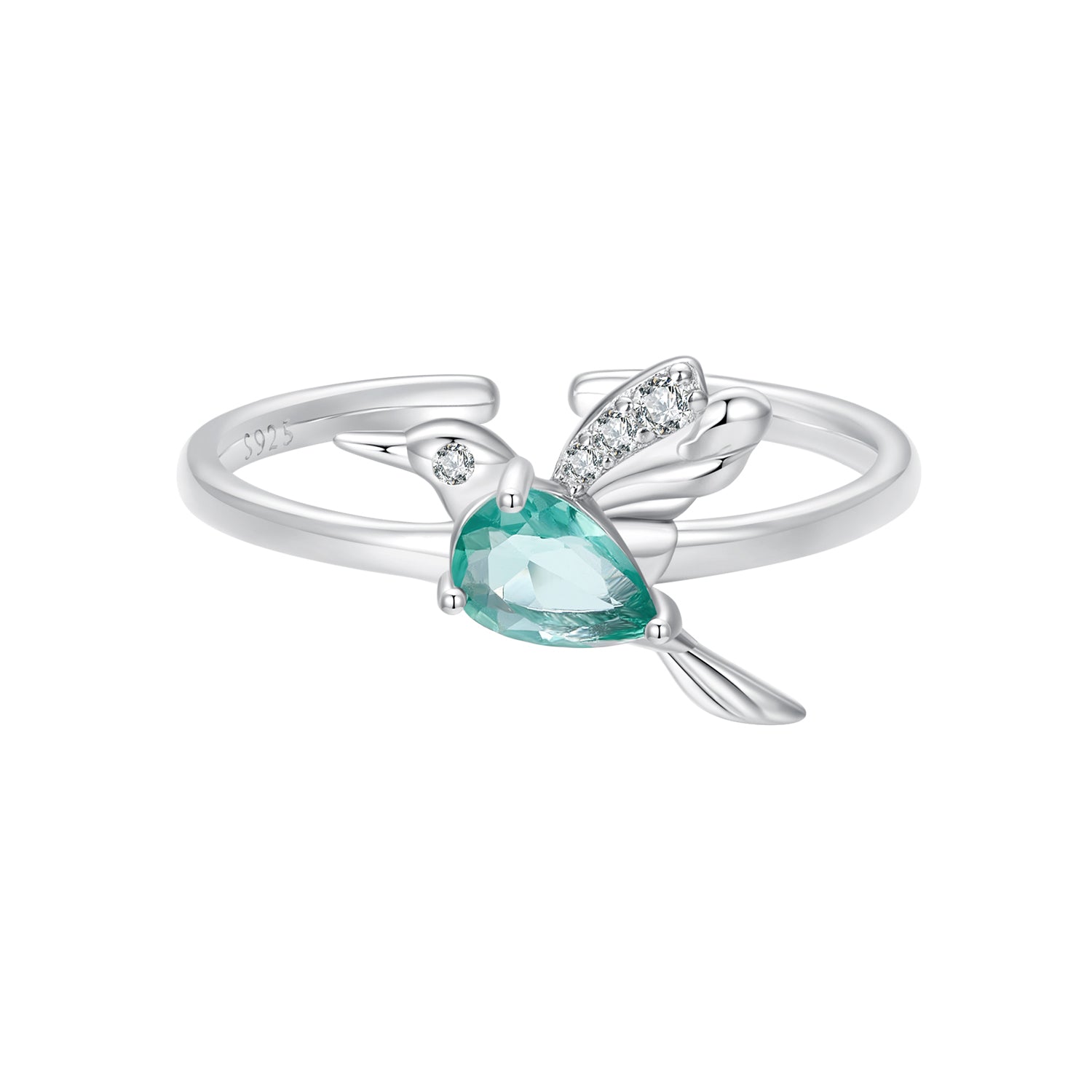 925 Sterling Silver Pavé CZ Ring