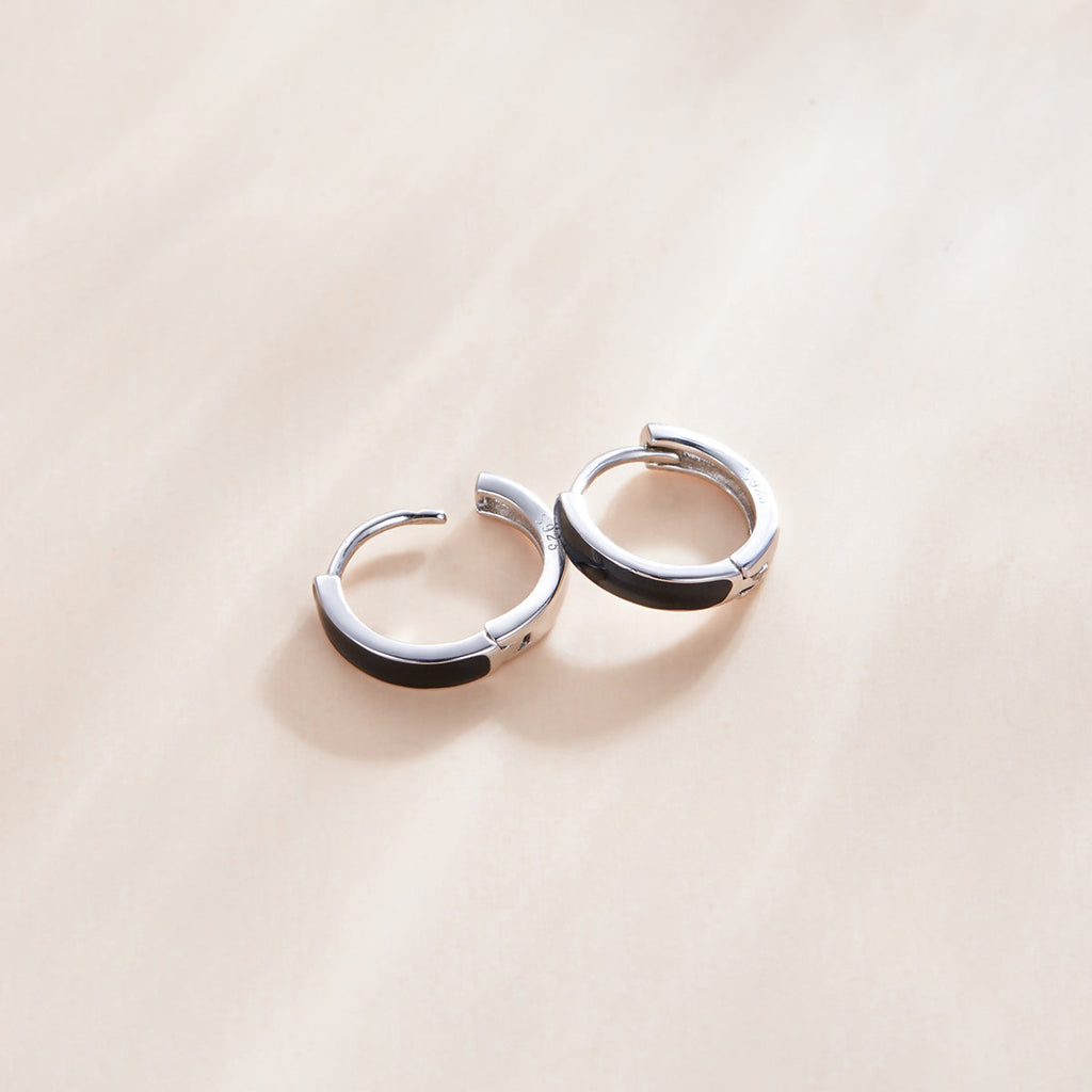 925 Sterling Silver Enamel Plated Earrings