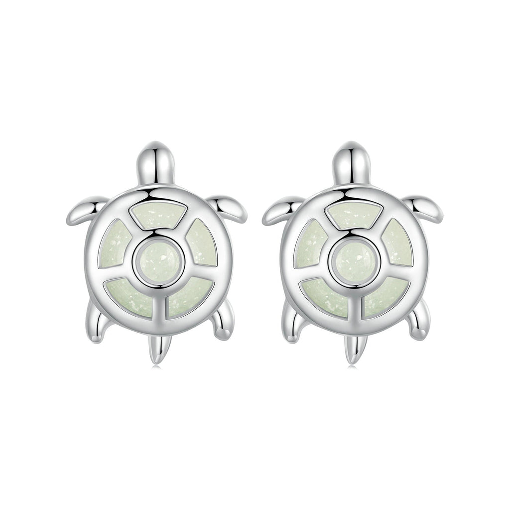 925 Sterling Silver Luminous Stone Earrings