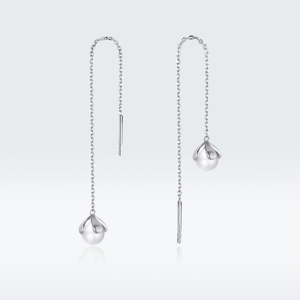 925 Sterling Silver Earrings with Quality Shell Pearl