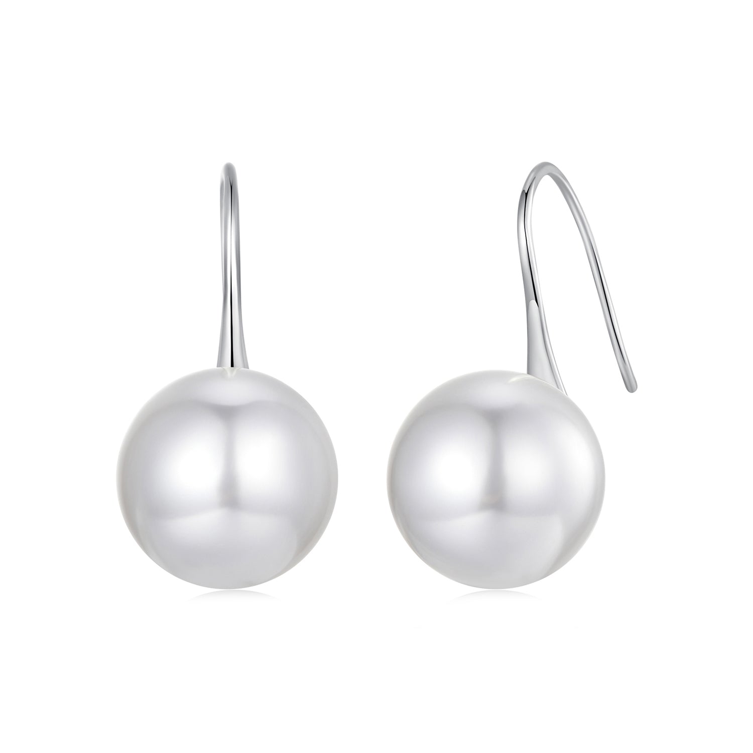 925 Sterling Silver Earrings with Quality Shell Pearl