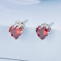 925 Sterling Silver Earrings with Pavé Setting CZ for Women