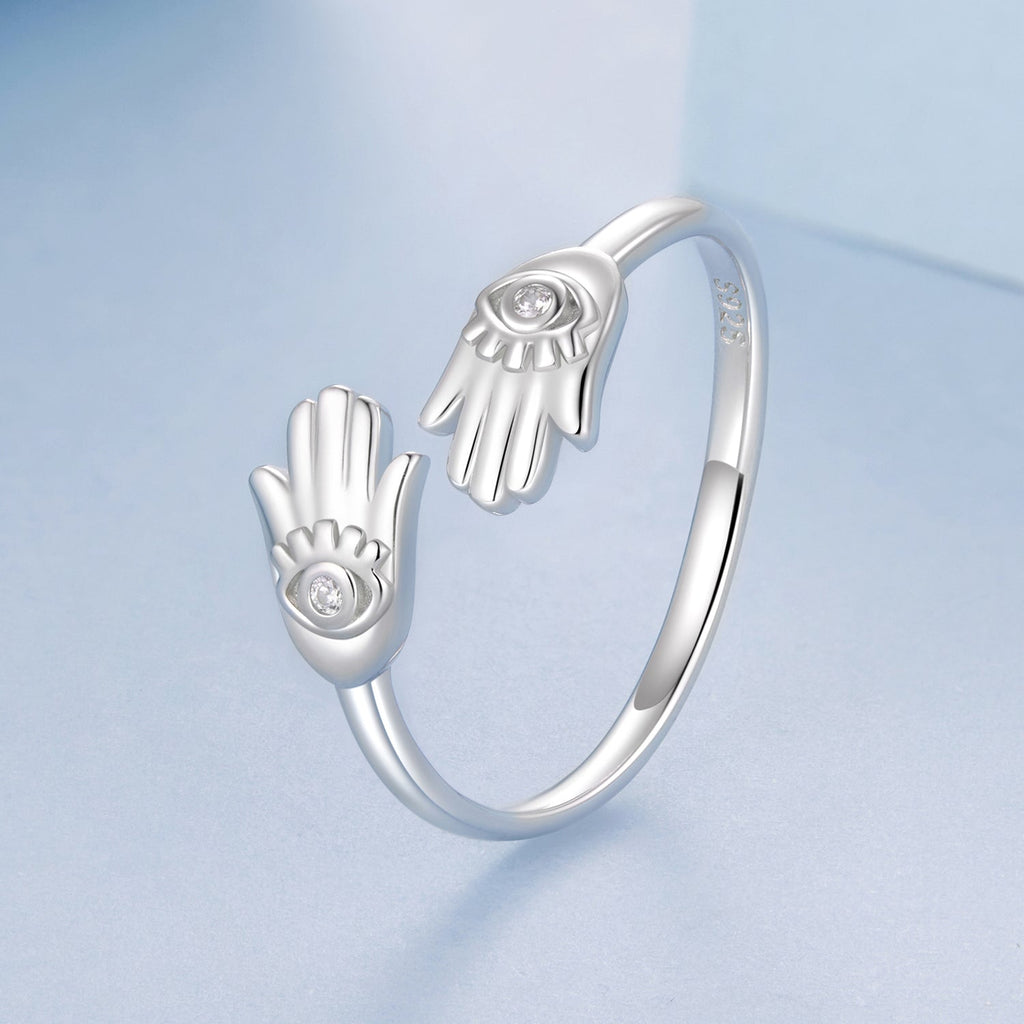 925 Sterling Silver Pavé Setting CZ Ring for Women