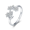 S925 Sterling Silver Pavé Setting CZ Ring for Women