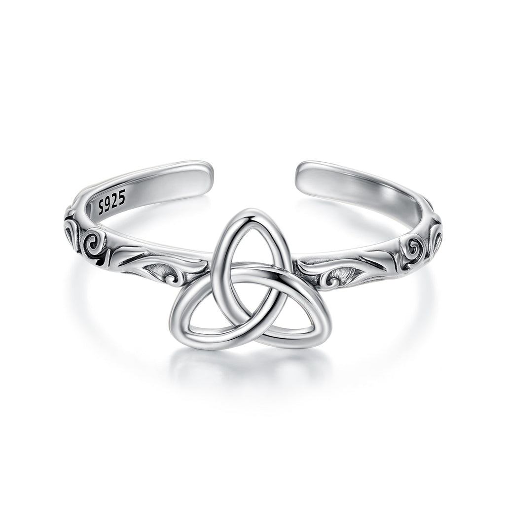 925 Sterling Silver Oxidized Silver Ring for Women