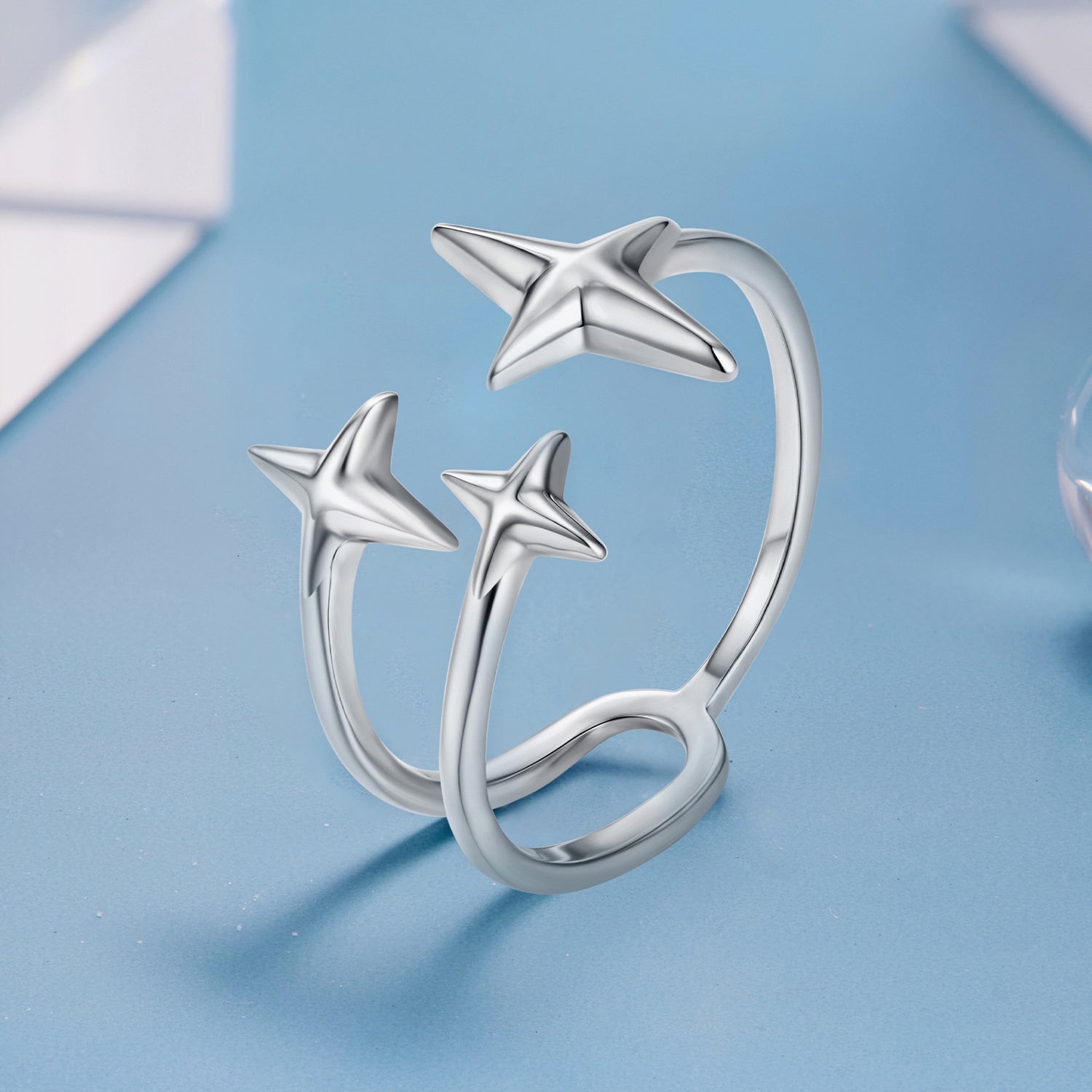 925 Sterling Silver Oxidized Silver Ring for Women
