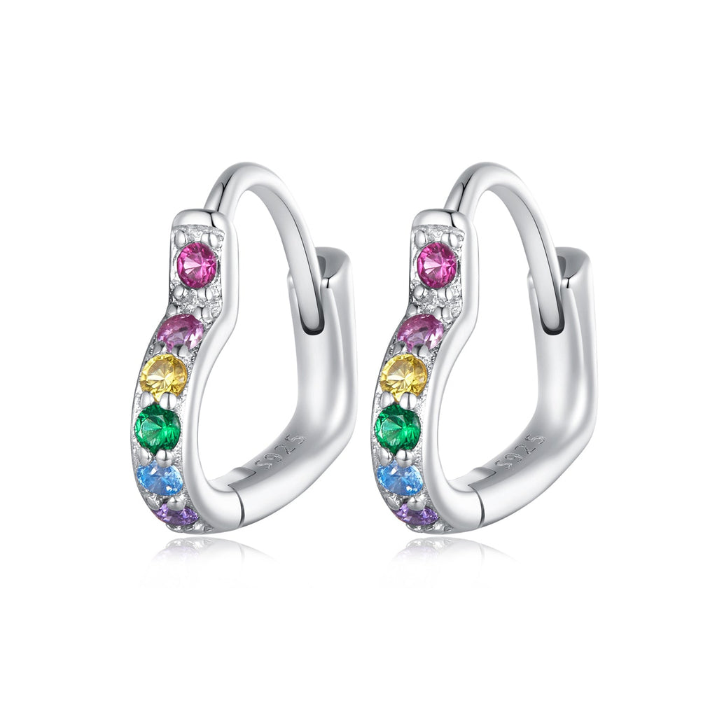 925 Sterling Silver Earrings with Pavé Setting CZ for Women