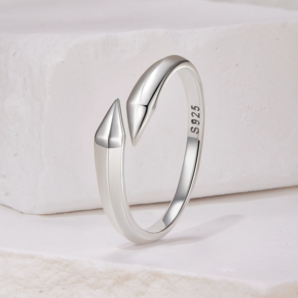 925 Sterling Silver Oxidized 0.18cm Ring