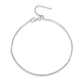 925 Sterling Silver Adjustable Platinum-Plated Bracelet for Women