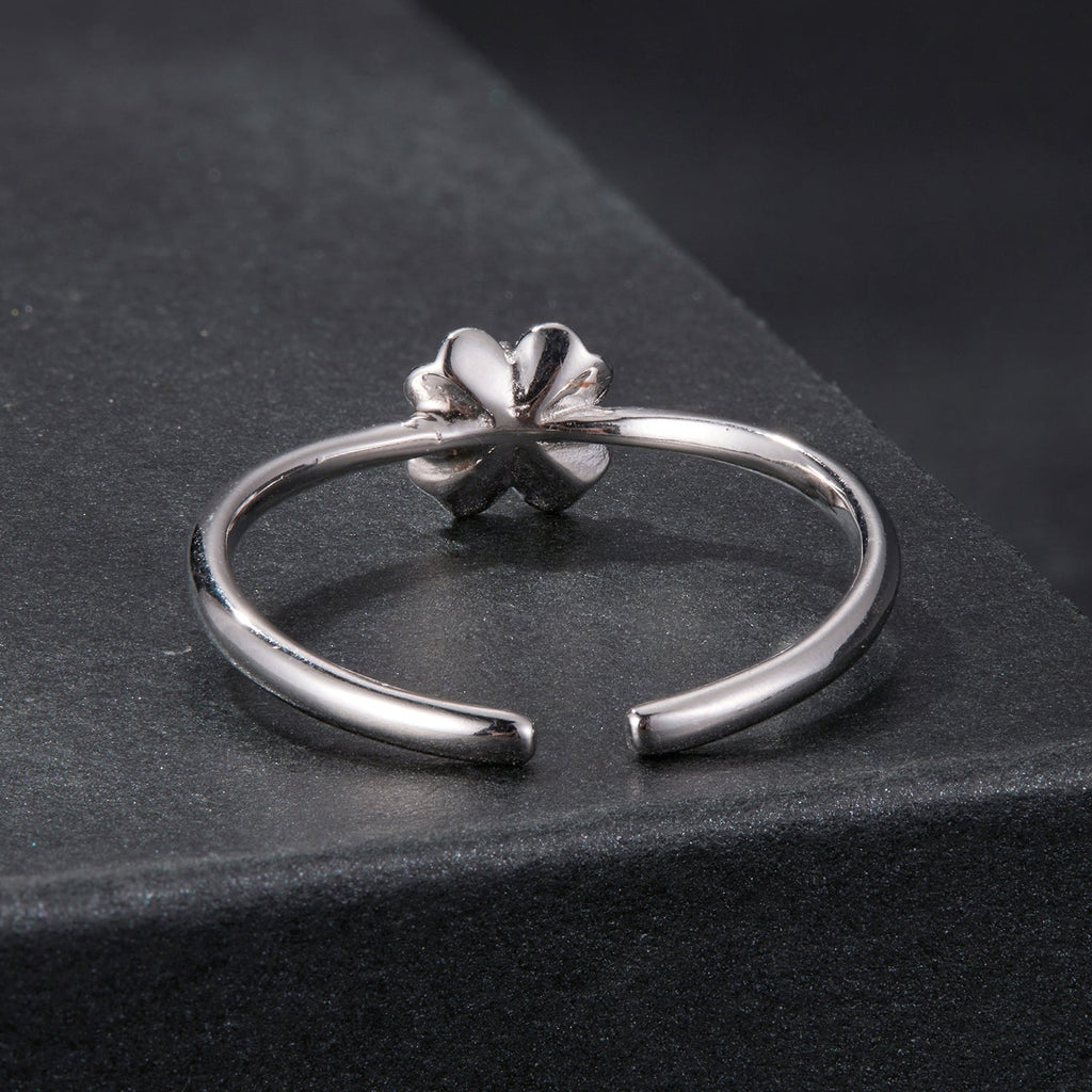 925 Sterling Silver Moissanite Ring Size E for Women