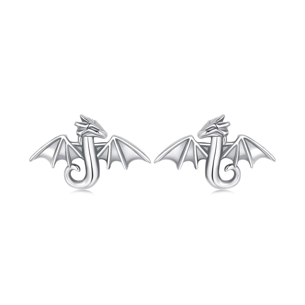 925 Sterling Silver Earrings with Oxidized Finish, 0.7*1.1cm