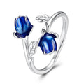 925 Sterling Silver Enamel 0.15cm Ring for Women