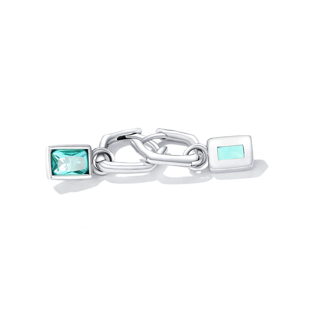 925 Sterling Silver Earrings with Pavé Setting CZ